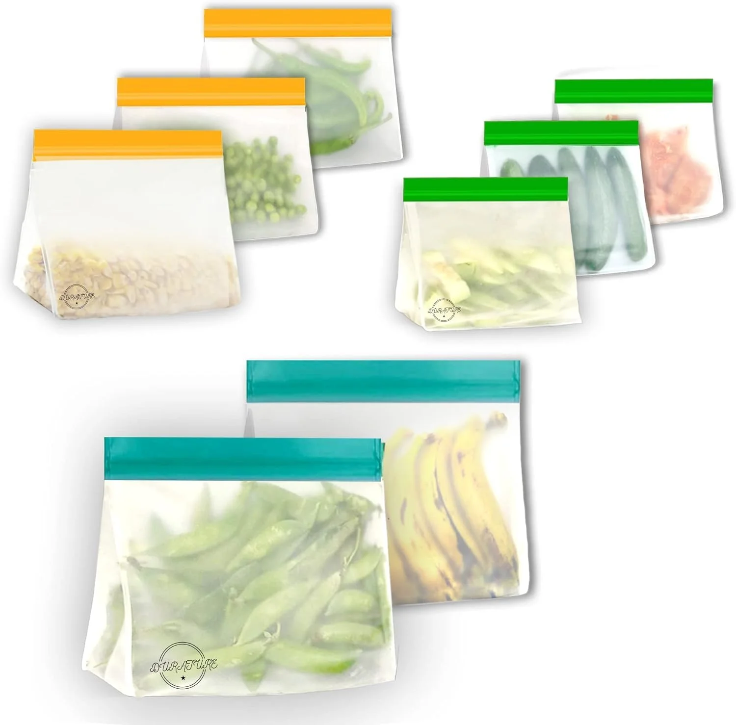 Durature Freezer Bags Used for Vegetable fruit and Grain Storage